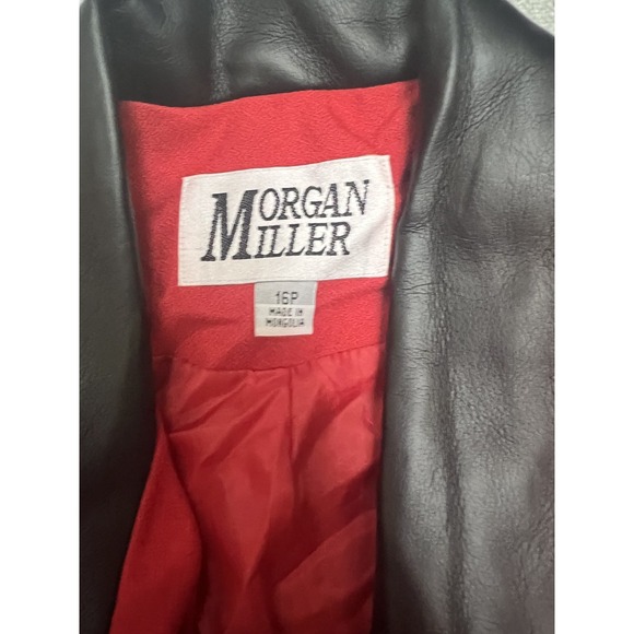 Morgan Miller Red Lined Womens Blazer Jacket  Size 16 Petite NWT - Picture 5 of 6